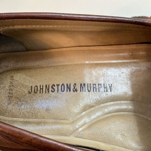 Johnston & Murphy Sheepskin Sz 10 Loafer - Picture 3 of 6